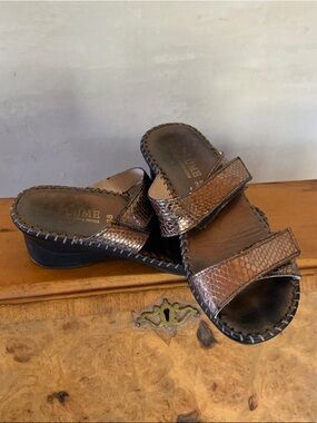 La Plume Wedge Sandal 8M🩶